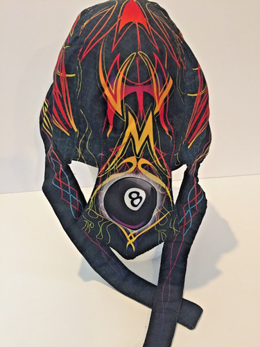 Pinstriping doo rag - biker, head