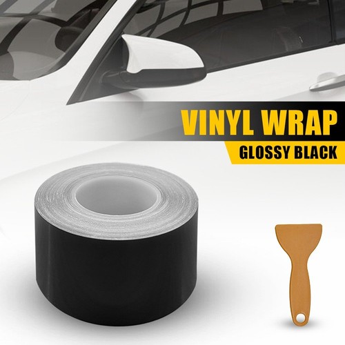 Black roll stripe car - black,