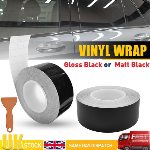 Black chroming vinyl - black, de-chroming
